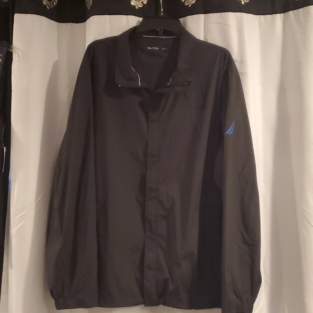 Mens xl nautica windbreaker black